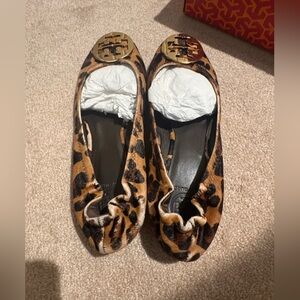 Tory Burch Animal Print Flats